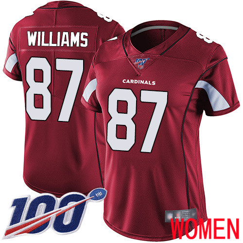 Arizona Cardinals Limited Red Women Maxx Williams Home Jersey NFL Football #87 100th Season Vapor Untouchable->women nfl jersey->Women Jersey
